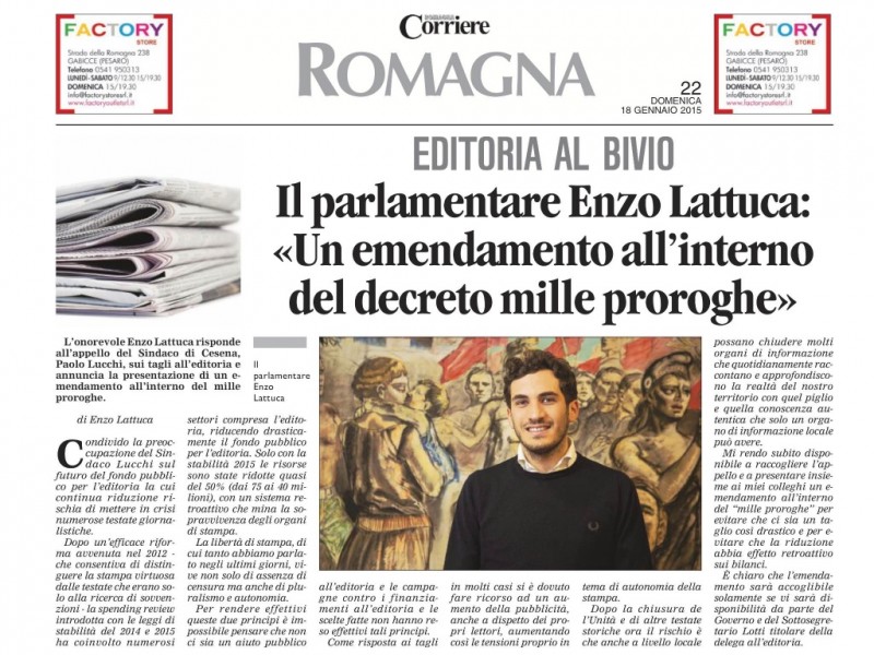 Enzo Lattuca - Corriere