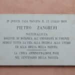Lapide casa Zangheri
