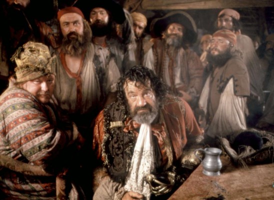 PIRATES, Roy Kinnear (foreground left), Walter Matthau (center), 1986. ©Cannon Films