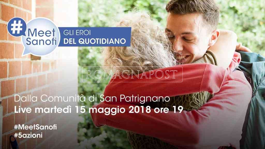 #meetsanofi martedì 14 maggio alle ore 19 in diretta web da San Patrignano