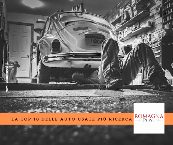 la top 10 delle auto usate più ricercate online