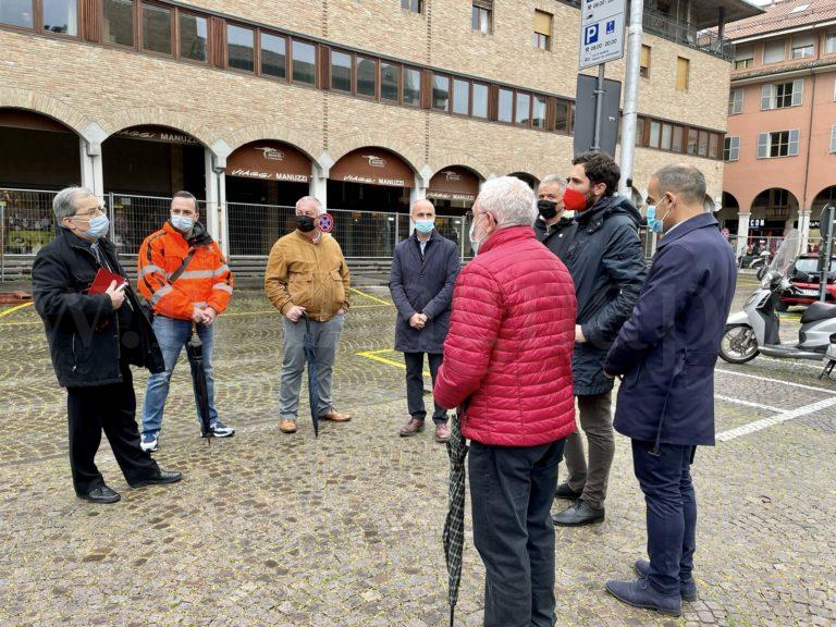 Cesena Tre Piazze Benedizione e avvio dei lavori
