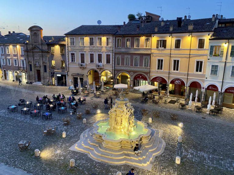 Cesena Piazza del Popolo - vista dall'alto