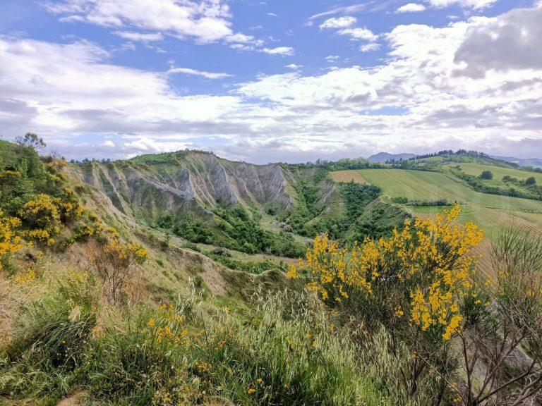 panorama lungo tracciato Scalanchiamo