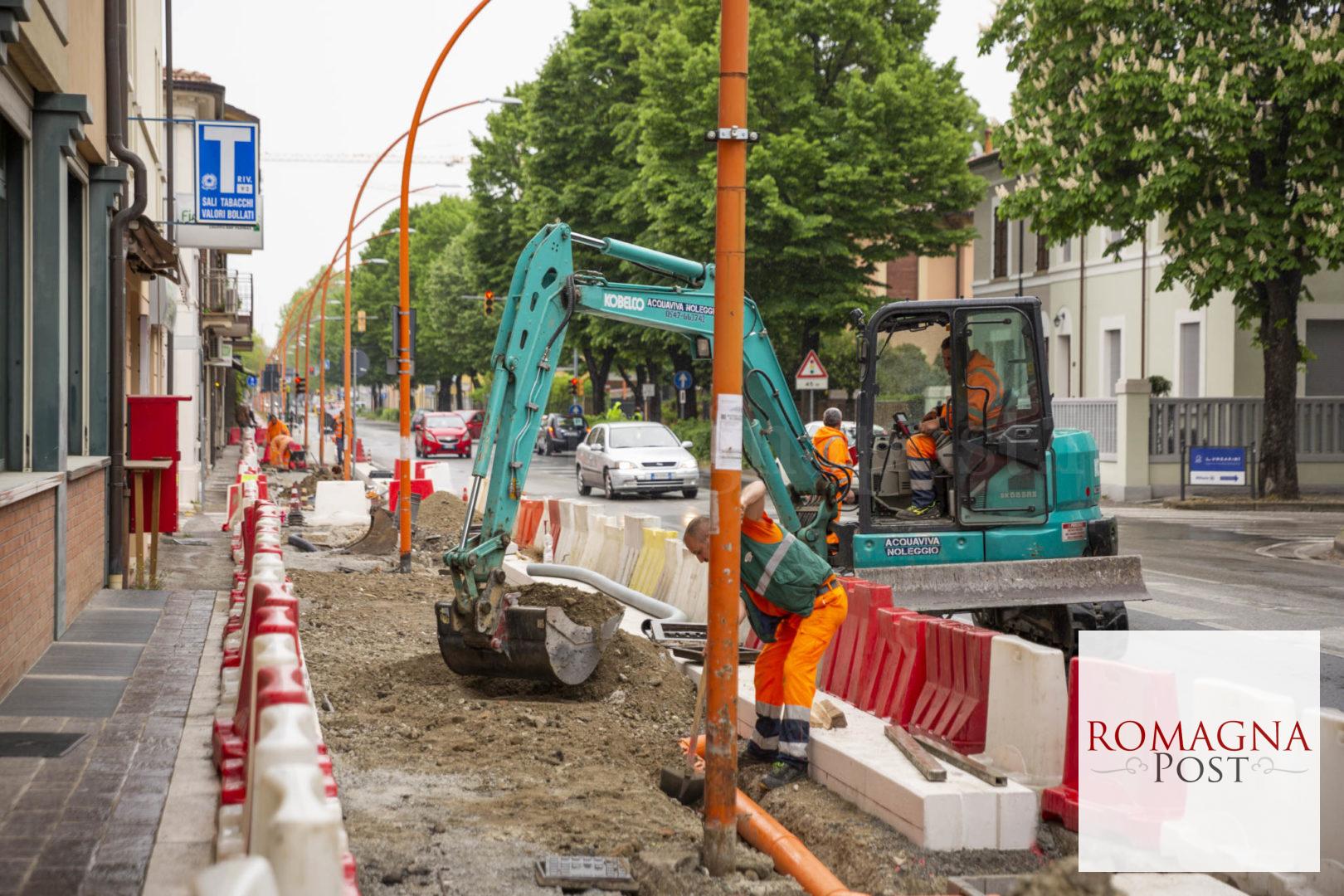 Ciclabile Viale Bovio lavori in corso (1)