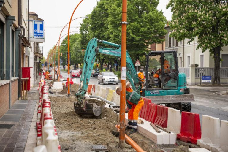 Ciclabile Viale Bovio lavori in corso (1)