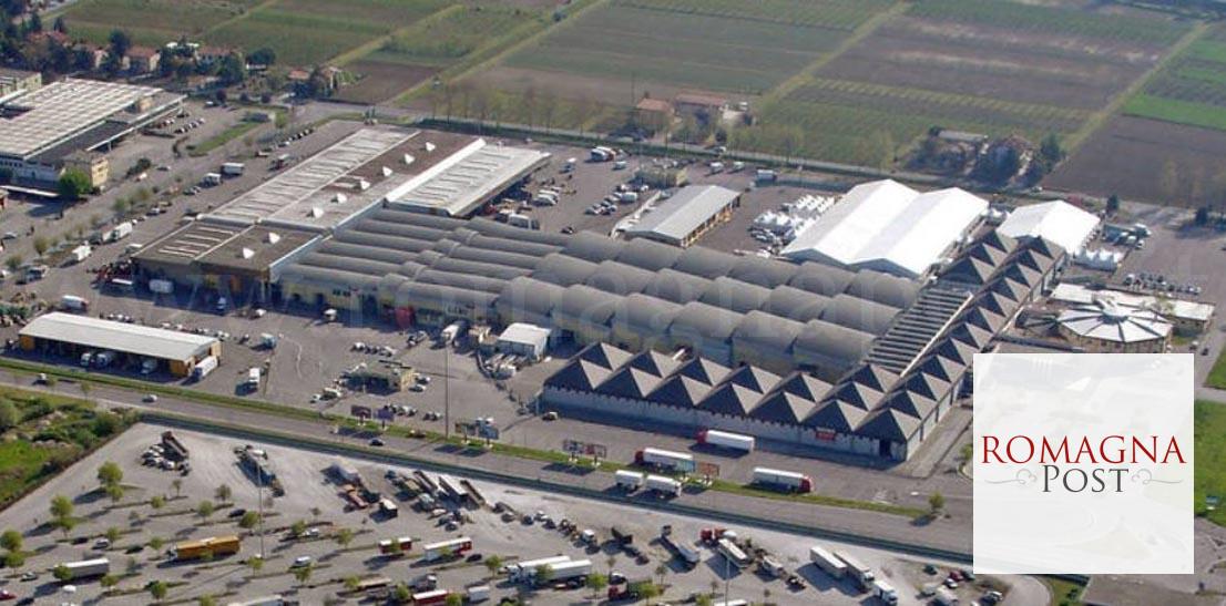 Mercato ortofrutticolo dall'alto