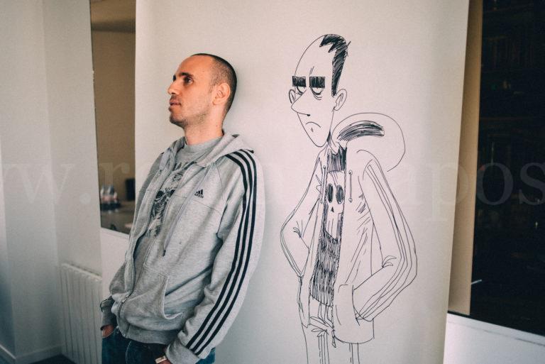 30 Septemre 2018, Paris : Portrait du dessinateur italien Zerocalcare à Paris
