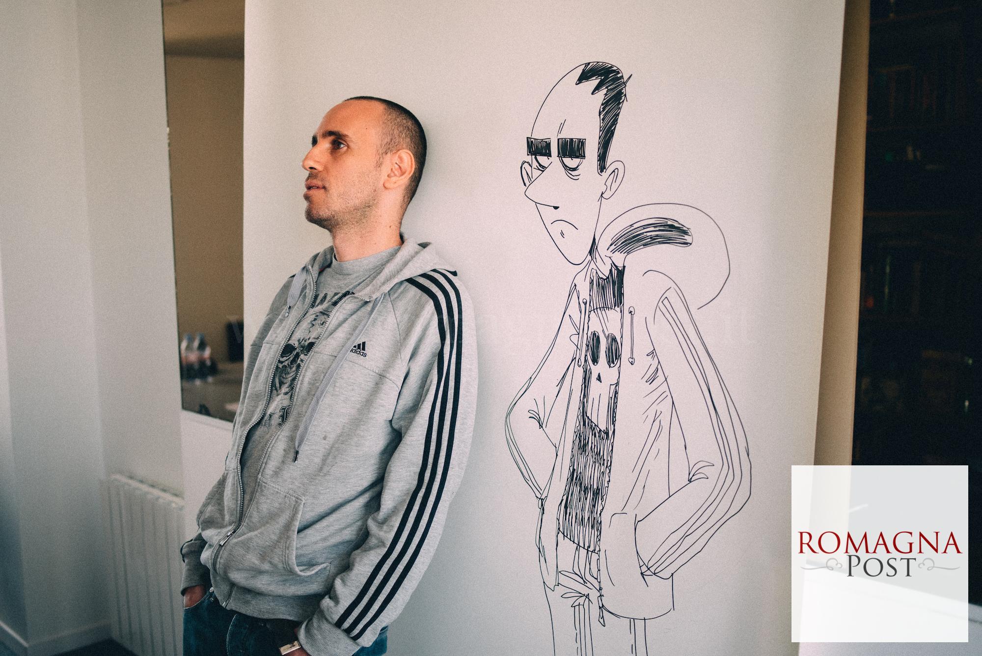 30 Septemre 2018, Paris : Portrait du dessinateur italien Zerocalcare à Paris