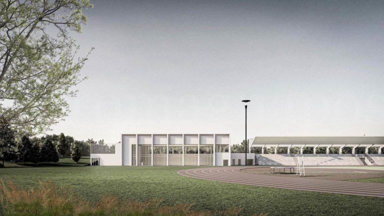 Cesena Rendering pista di Atletica