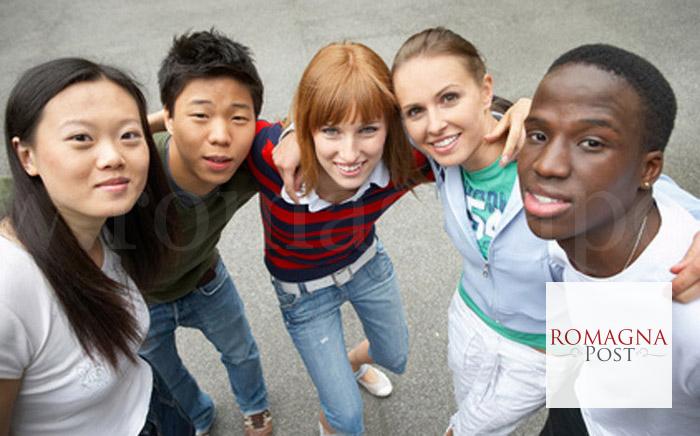 multicultural friends