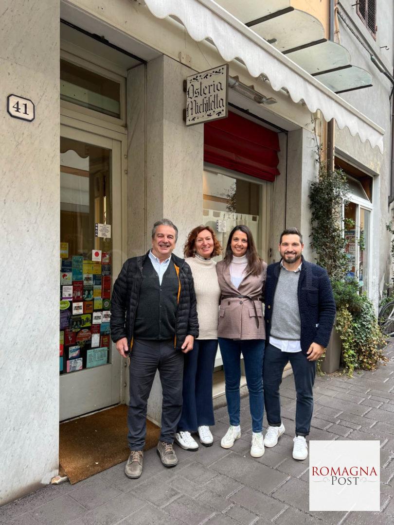 Osteria Michiletta da sinistra Rocco Angarola Johanna Rapberger Arianna De Sandre Simone Rosetti