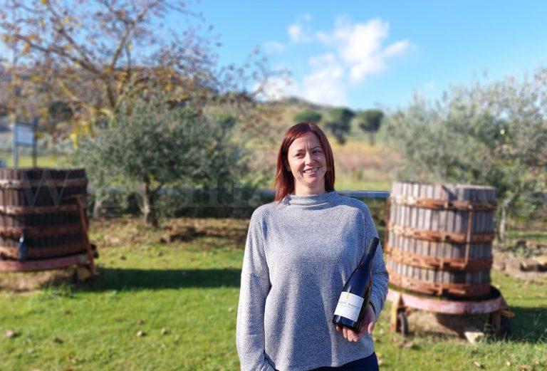 Silvia Casali con il Trebbiano premiato