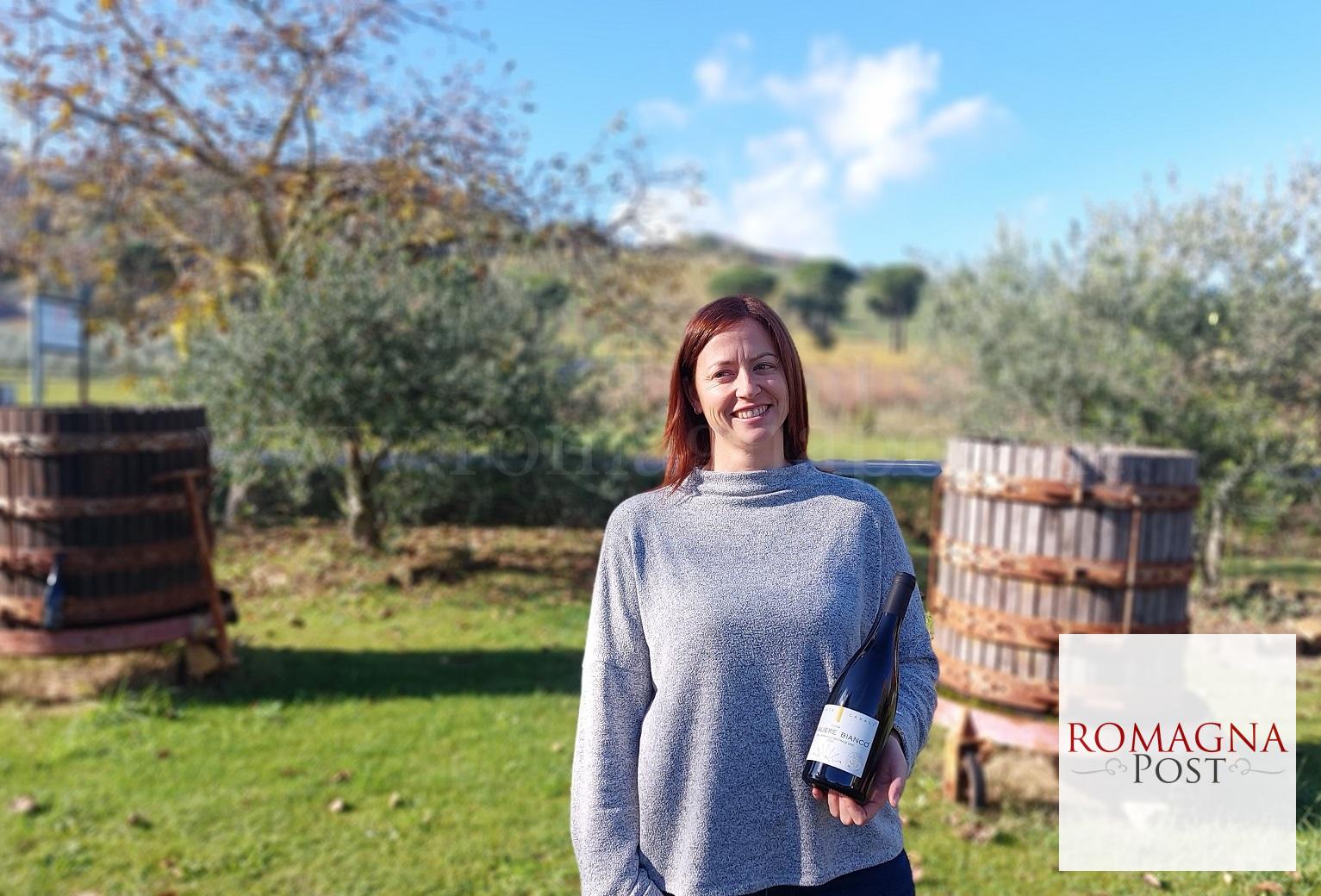 Silvia Casali con il Trebbiano premiato