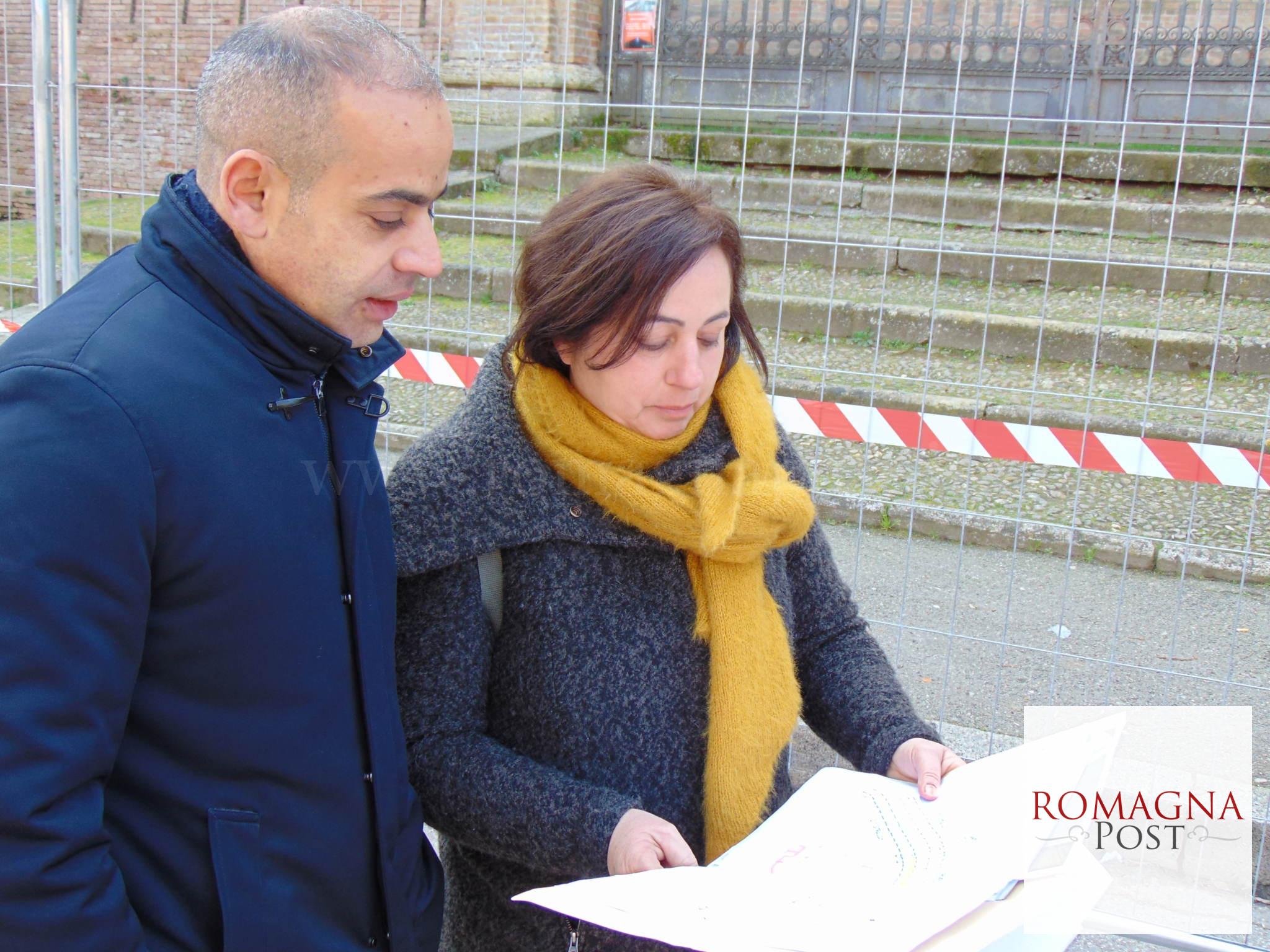 Assessore Christian Castorri con Monica Canali dei Lavori Pubblici (1)