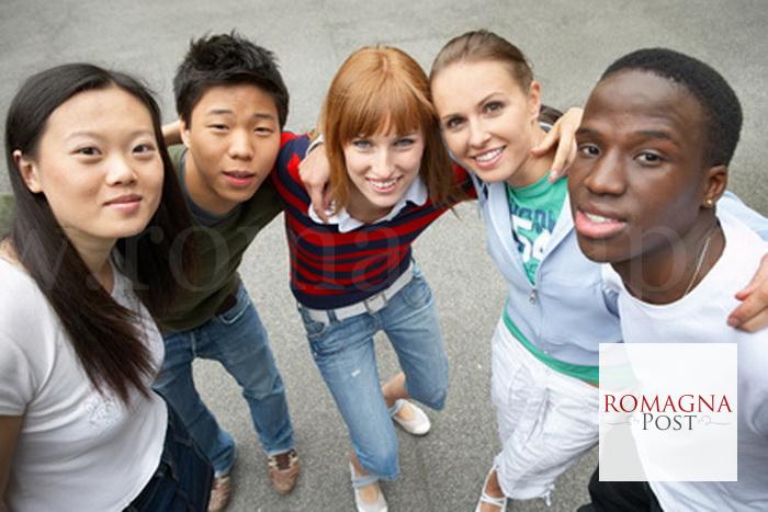 multicultural friends