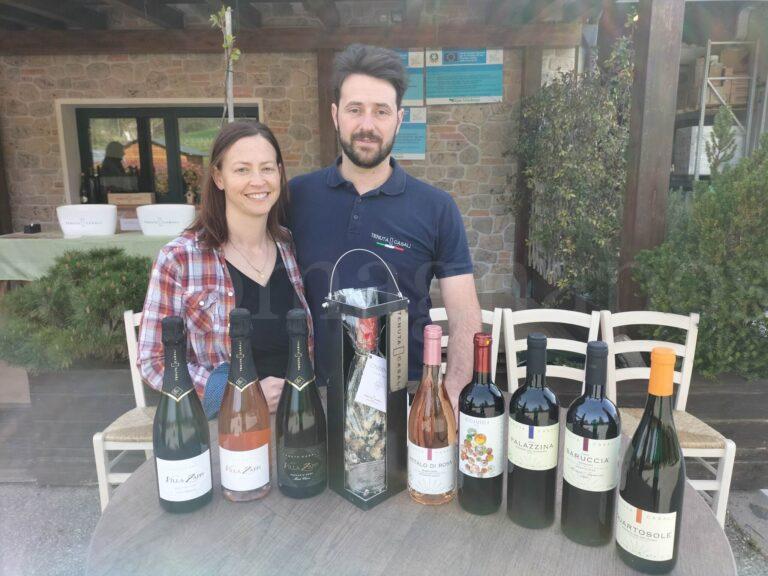 Silvia e Daniele Casali con le 9 versioni di Sangiovese