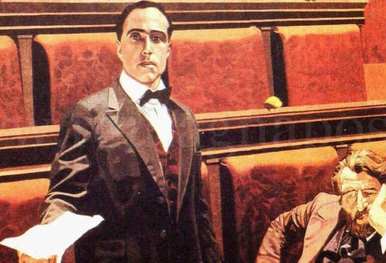 Ritratto di Matteotti in Parlamento