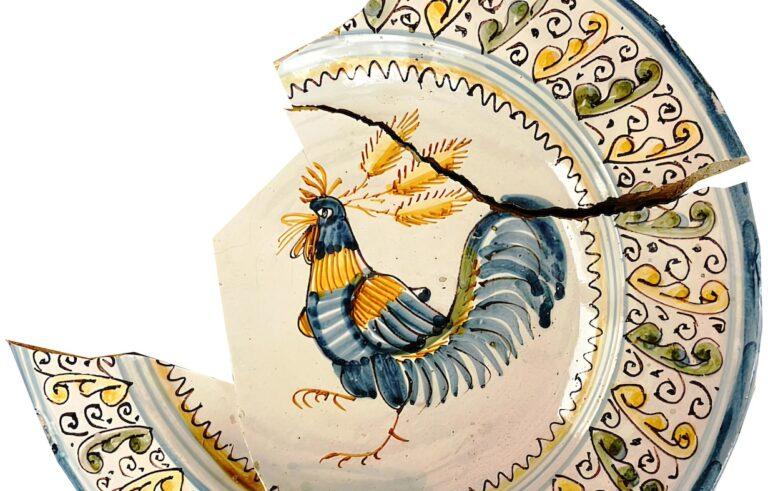 Musa piatto in ceramica