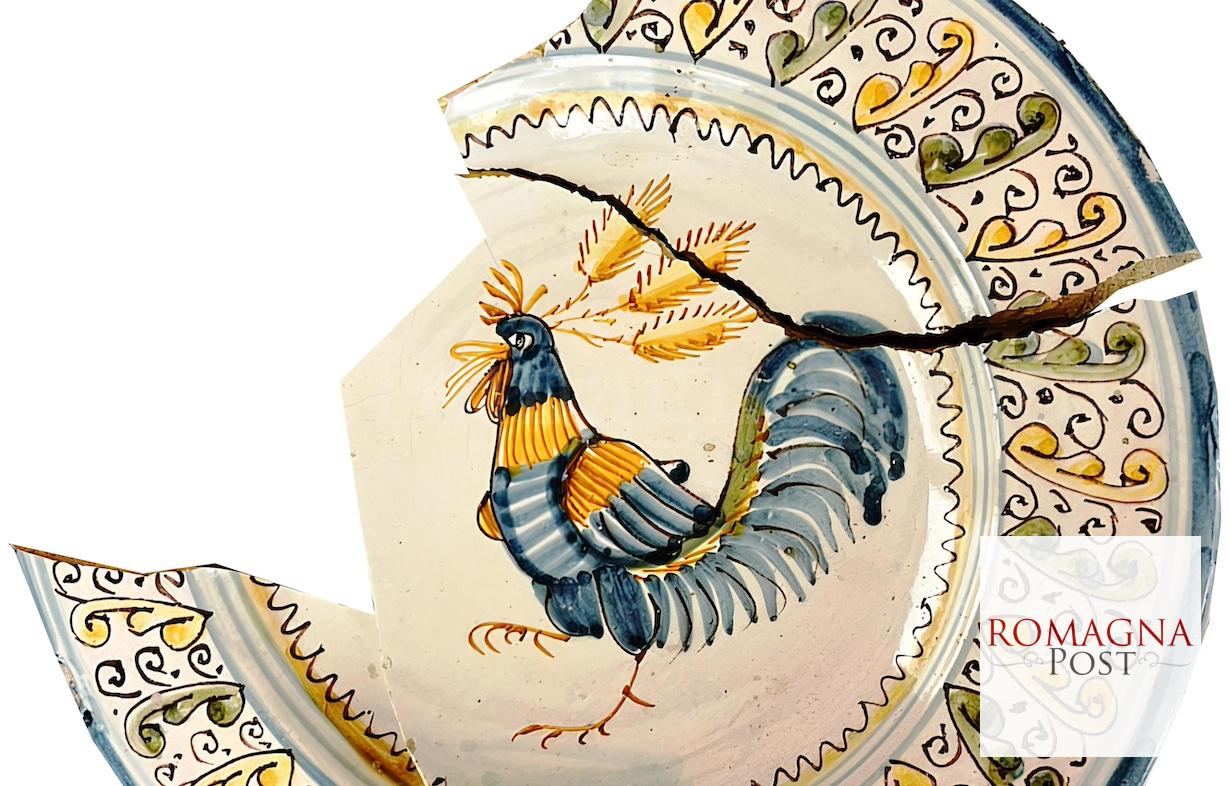 Musa piatto in ceramica