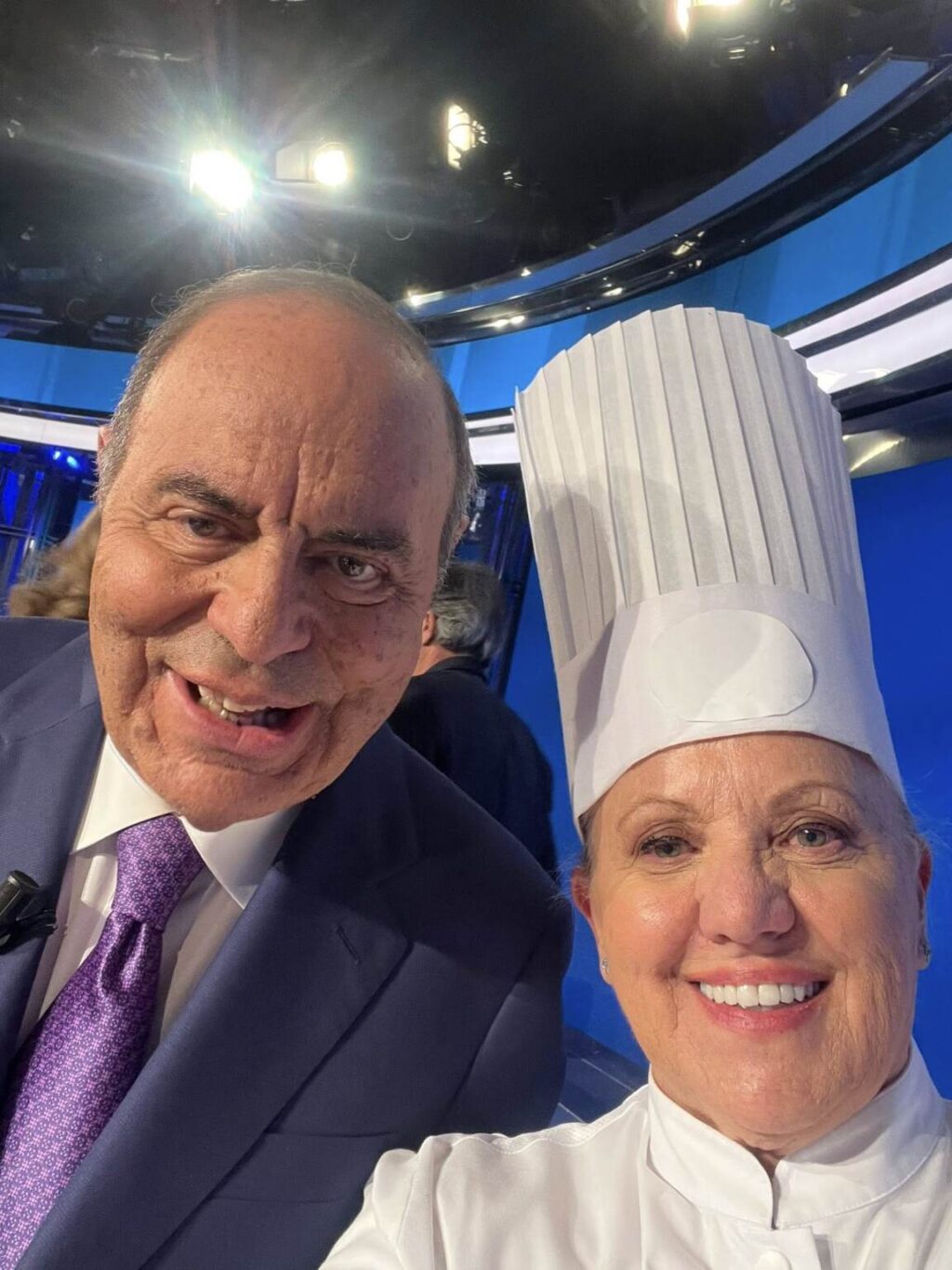 Albarosa e Bruno Vespa
