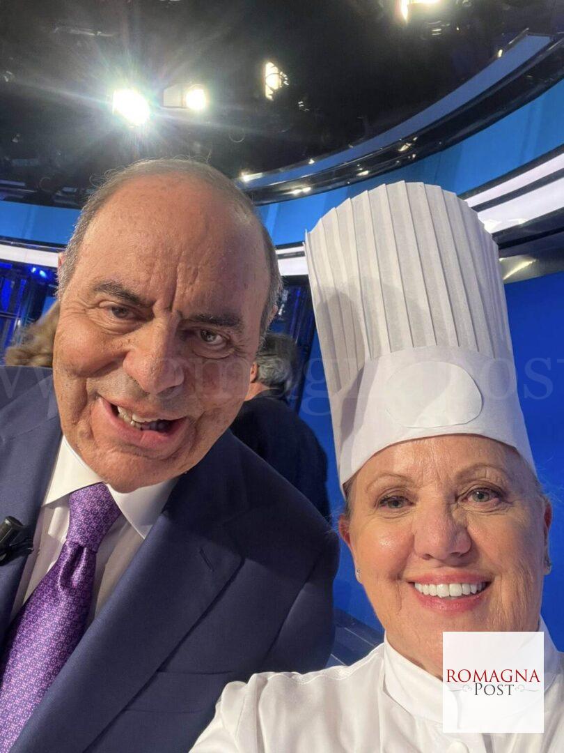 Albarosa e Bruno Vespa