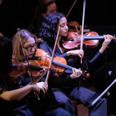 RAVENNA 13/12/2024. ORCHESTRA CHERUBINI. Converto degli archi dei Cherubini con  Daniele Bonaventura al Teatro Socjale