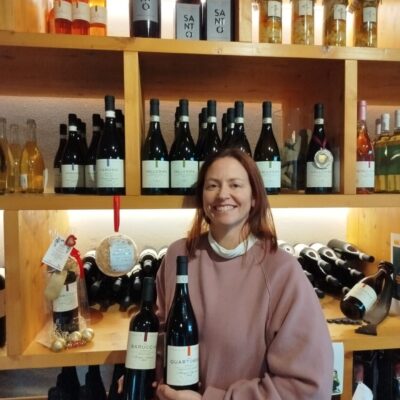 Silvia Casali con i due Sangiovese premiati