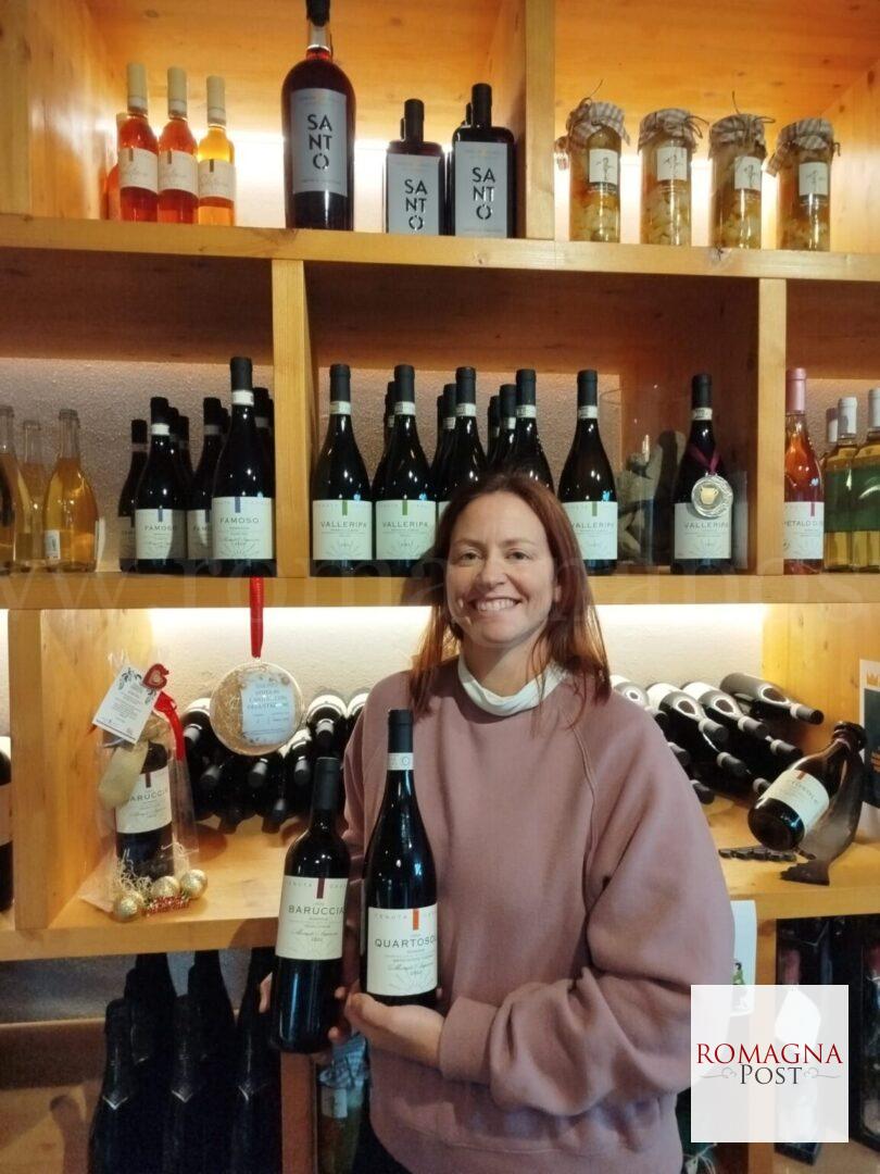 Silvia Casali con i due Sangiovese premiati