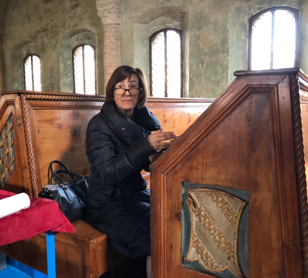 biblioteca malatestiana, riposizionato urna malatesta novello