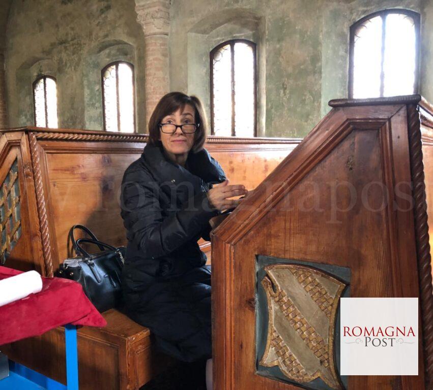 biblioteca malatestiana, riposizionato urna malatesta novello