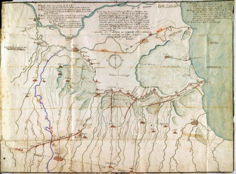 mappa8-terra-acqua-sillaro-mare-archivio-storico-comunale-ravenna-cancelleria-690-73-scaled